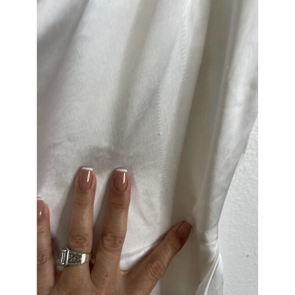 Elliatt X Revolve Jacinda Mini Dress Satin Rhinestone Straps Bridal Party Sz L - Picture 14 of 15